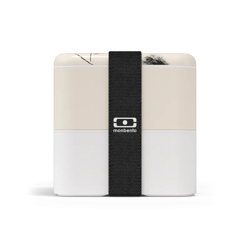 1.7L Δοχείο Φαγητού Monbento MB Square (PP) Made in France - Graphic Plume