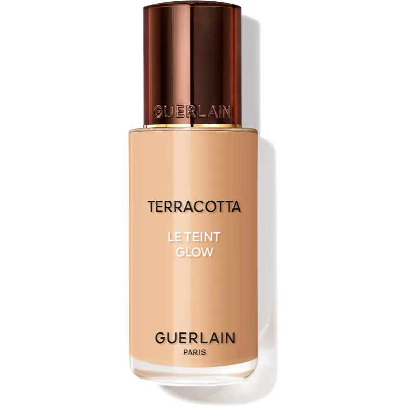 GUERLAIN Terracotta Le Teint Glow υγρό μεικ απ για φωτεινότητα για φυσική εμφάνιση απόχρωση 3,5W Warm 35 ml
