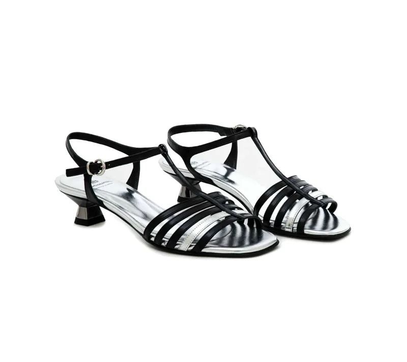 Δερμάτινα Πέδιλα Art 19SS38 Black