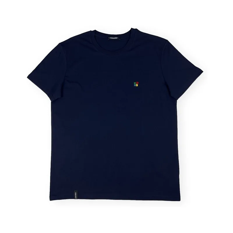 T-shirts & Polos Organic Monkey T-Shirt Puzzlematic - Navy