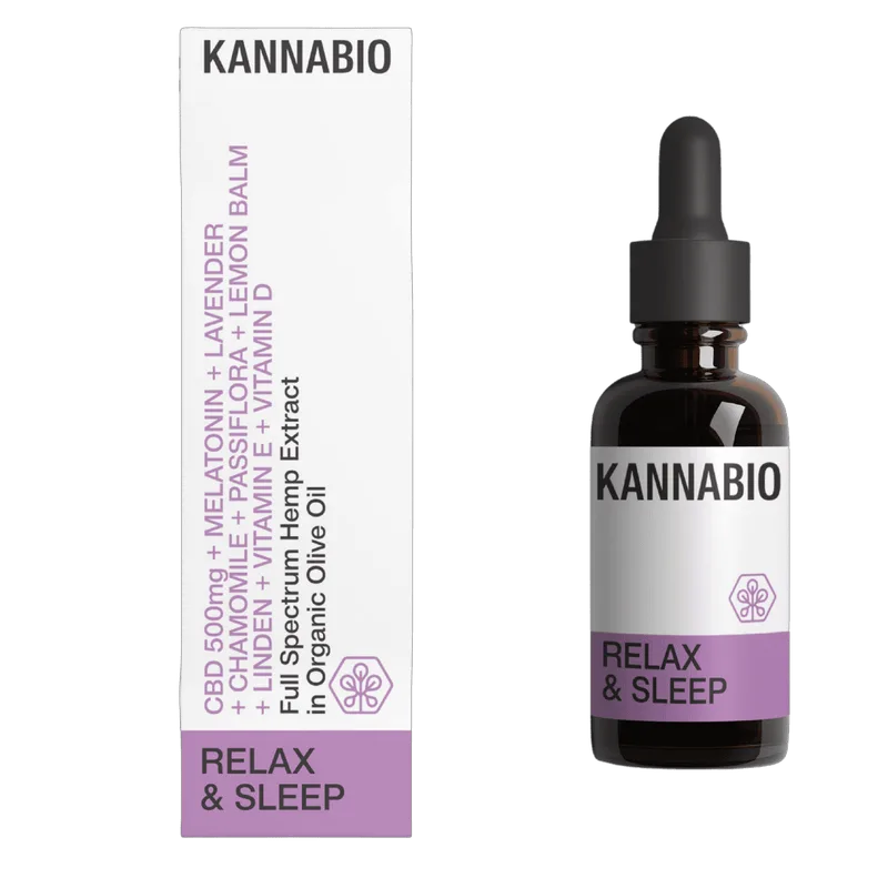 Kannabio Relax & Sleep CBD oil -10ml