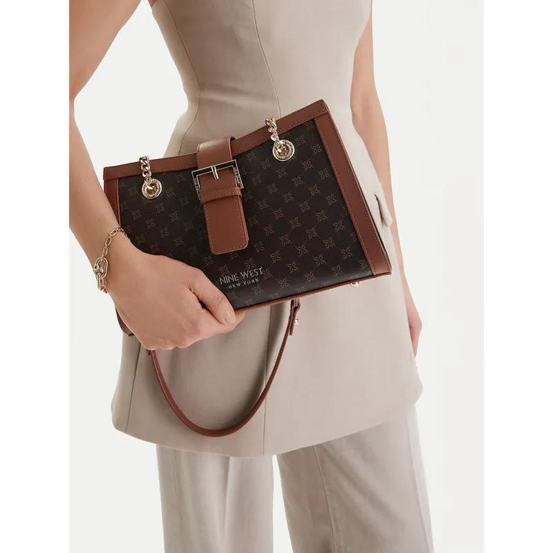 Τσάντα Nine West CEO-Karna-KY217 Καφέ