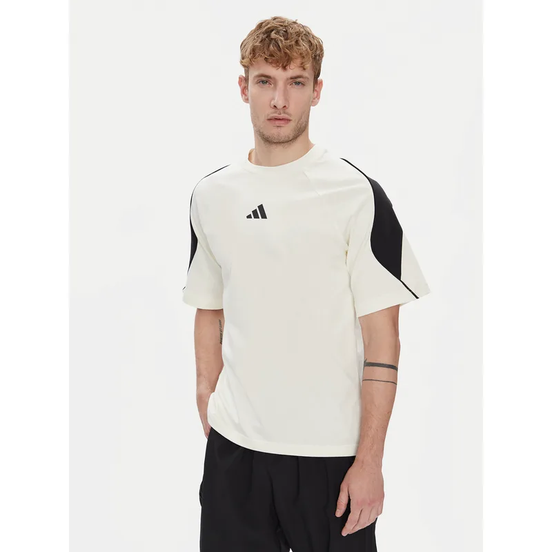 adidas T-Shirt Stadium JX5640 Λευκό Regular Fit