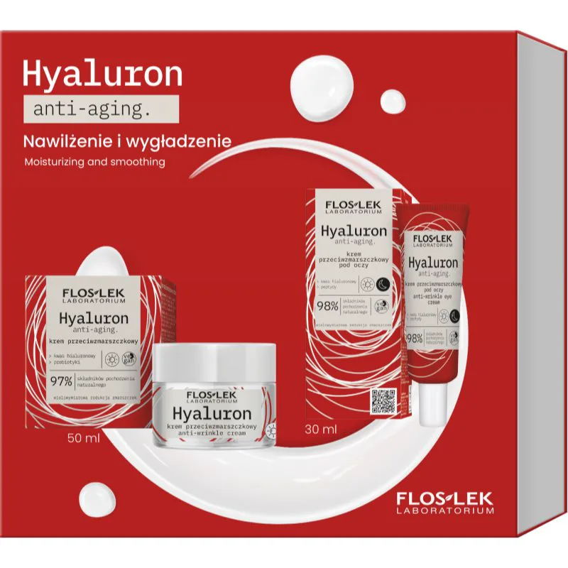 FlosLek Laboratorium Hyaluron σετ δώρου για εξομάλυνση περιγράμματος