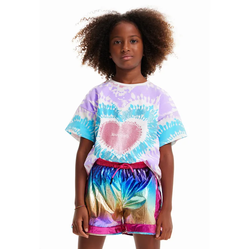Desigual T-Shirt 23SGTK02 Έγχρωμο Regular Fit