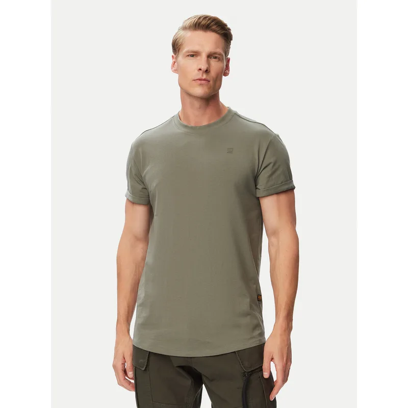 G-Star Raw T-Shirt Lash D16396-B353 Χακί Regular Fit