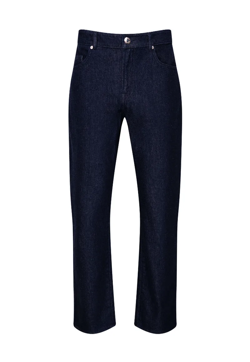ΑΝΔΡΙΚΟ ΠΑΝΤΕΛΟΝΙ SEIDENSTICKER CASUAL DENIM 5POCKET ΚΑΝΟΝΙΚΗ ΓΡΑΜΜΗ REGULAR FIT ΣΚΟΥΡΟ ΜΠΛΕ