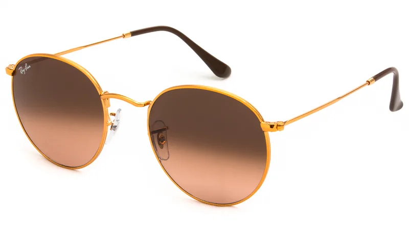 RAY BAN ΓΥΑΛΙΑ ΗΛΙΟΥ RAY BAN ROUND METAL 3447 9001A5 5321 3447 Χρυσό