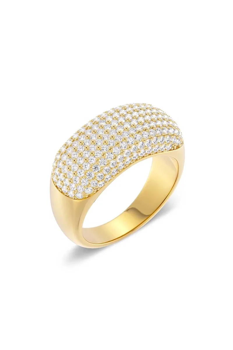 EDBLAD γυναικείο δαχτυλίδι "Luxe Maxi Χρυσό" (M) - 125344-M