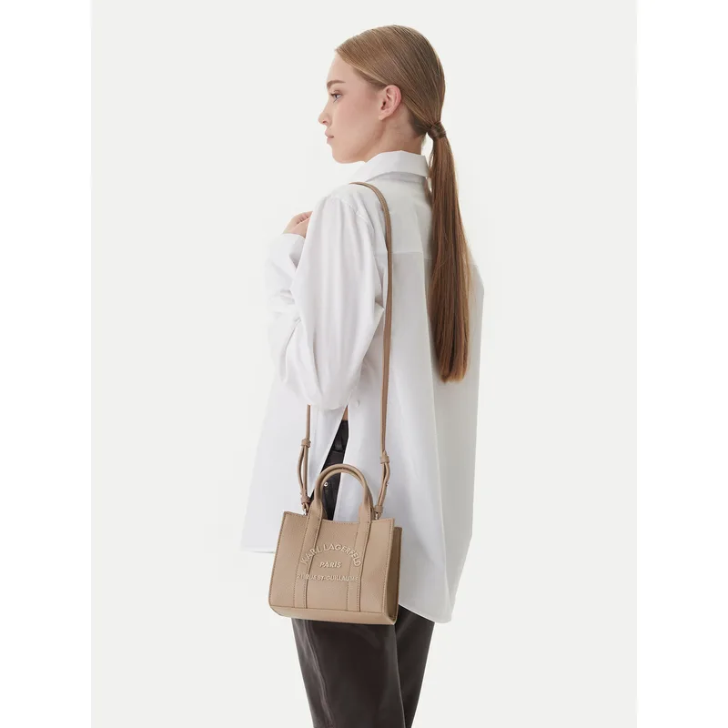 Τσάντα KARL LAGERFELD B1W30042 Καφέ