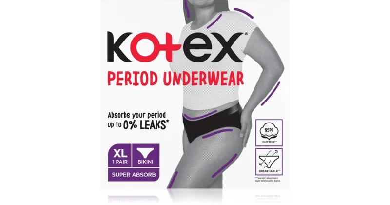 Kotex Period panties size XL