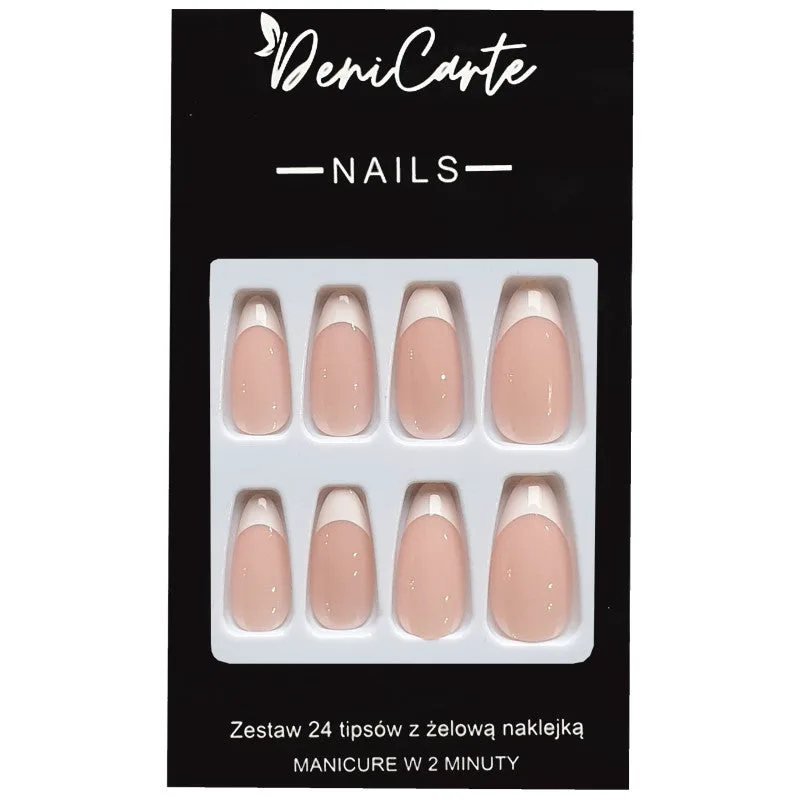 Deni Carte Tipsy French - Classic French style false nails