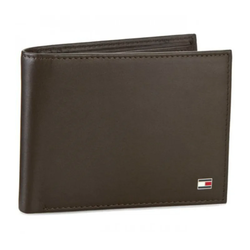 Ανδρικό Πορτοφόλι Tommy Hilfiger Καφέ Eton Flap AM0AM00652 041
