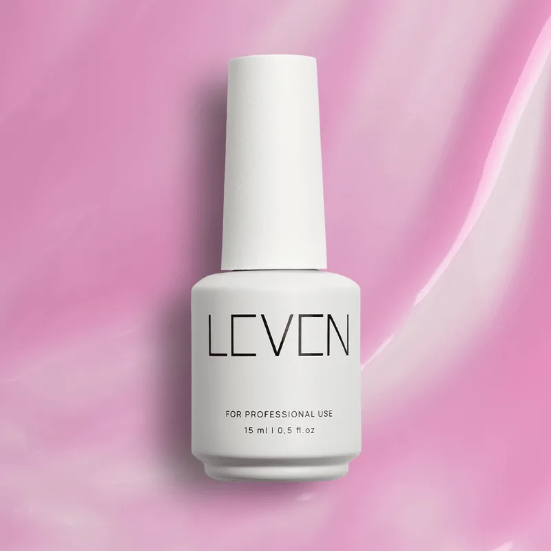 Leven | Ημιμόνιμο ημιδιάφανο βερνίκι 15ml no. S013 Pale Ροζ
