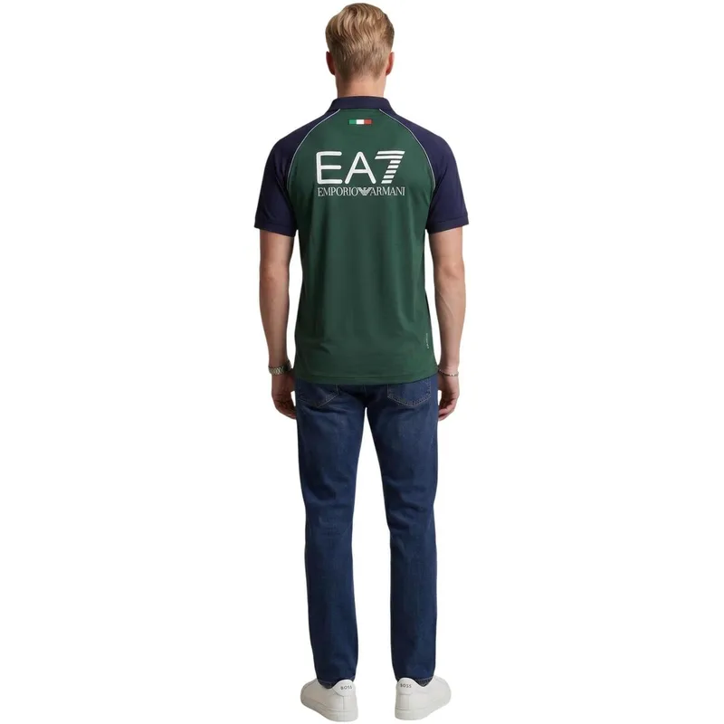 Πόλο με κοντά μανίκια Emporio Armani EA7 Lines Men 7M002805 AF13689