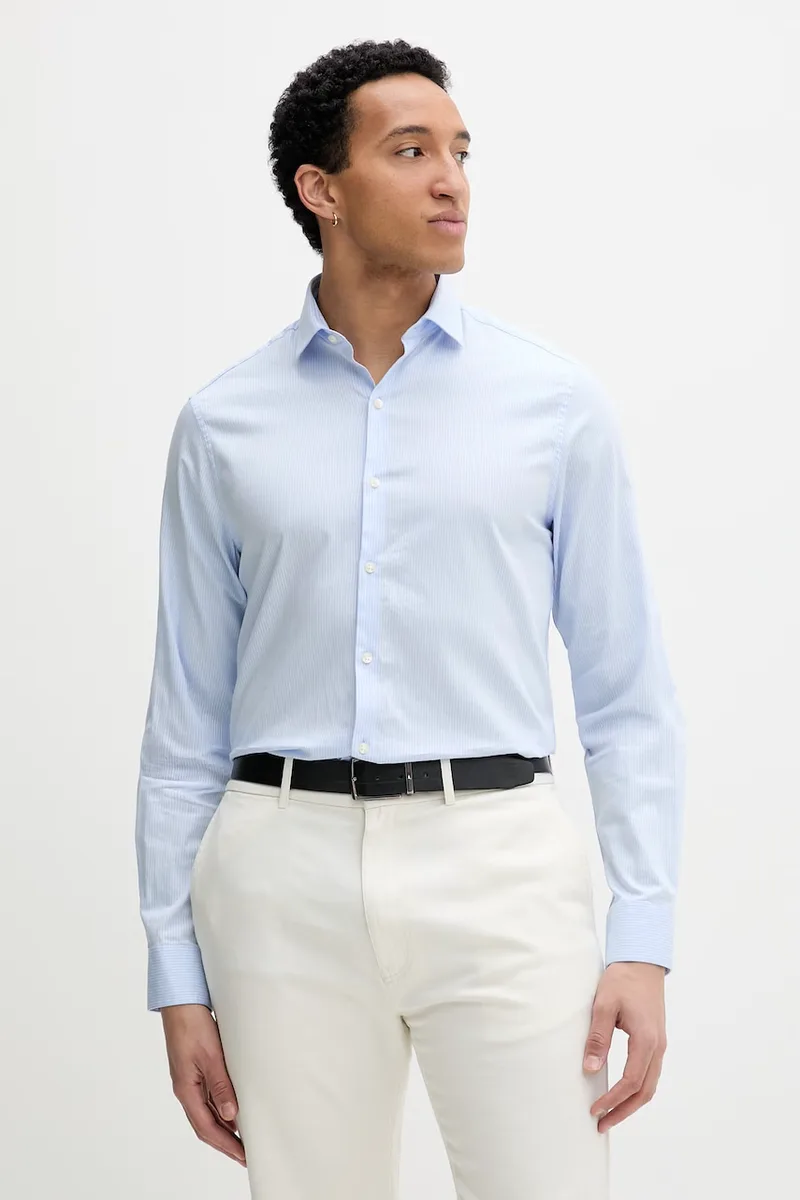 Calvin Klein πουκάμισο ανδρικό με βαμβάκι