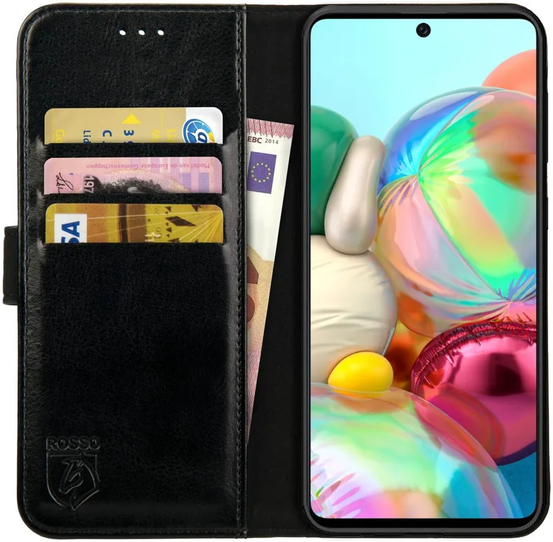 Κόκκινο Element PU Θήκη Πορτοφόλι Samsung Galaxy A51 - Black (8719246221699)