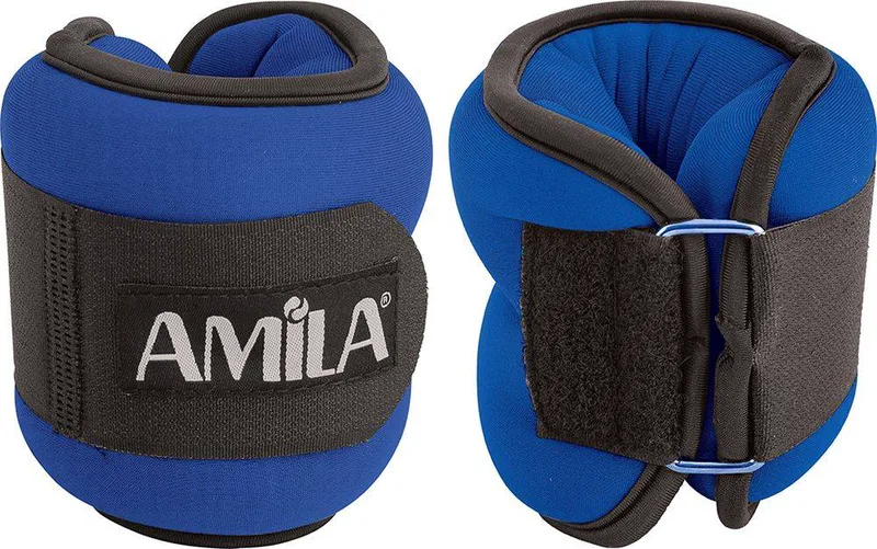 ΒΑΡΗ ΑΚΡΩΝ AMILA NEOPRENE ΜΠΛΕ (2 X 1.5 KG)