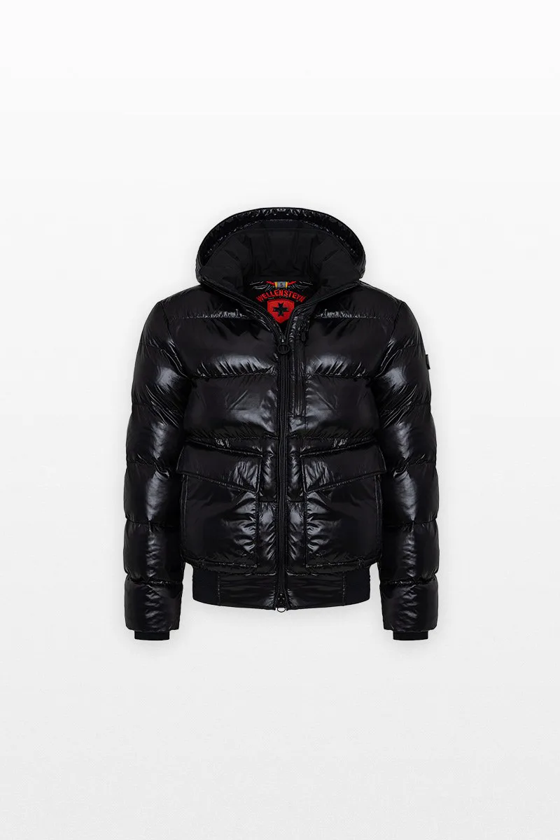 WELLENSTEYN Ανδρικό Μαύρο Blackbird Men Blouson Puffer Jacket