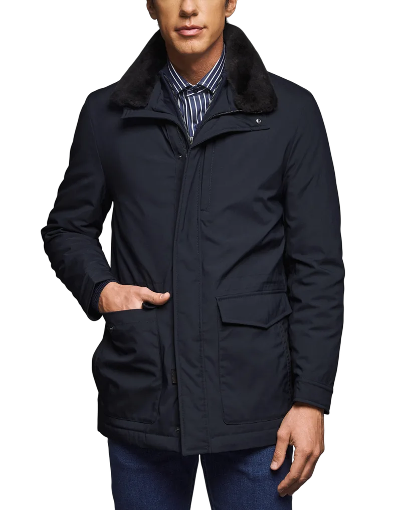 Ανδρικό Μπουφάν Navy Μπλε Guy Laroche EW241878-2