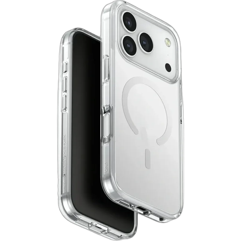 Θήκη iPhone 17 Pro Uniq Clario Ανθεκτική Eco-Friendly Διάφανη με MagSafe - Lucent Clear (UNIQ-IP6.3P(2025)-CLARMLCLR)