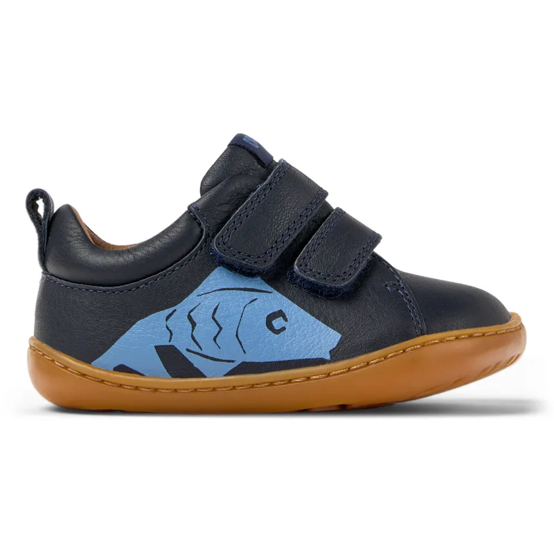 CAMPER Twins - Sneakers Για Firstwalkers - Μπλε, Μέγεθος 24, Smooth leather