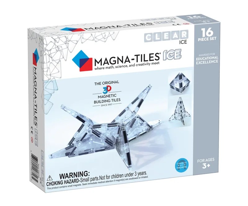 Μαγνητικό Παιχνίδι Κατασκευών Magna-Tiles ICE 16 Set