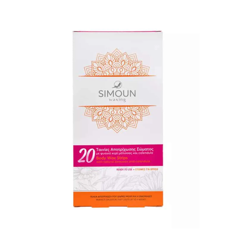 Simoun Ταινίες Αποτρίχωσης Σώματος 20pcs