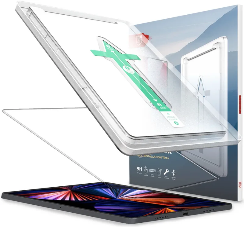 Κόκκινο Tempered Glass - Αντιχαρακτικό Προστατευτικό Γυαλί Οθόνης Apple iPad Pro 11" 2022 / 2021 / 2020 / 2018 / iPad Air 6 2024 11" / Air 5 2022 10.9" / Air 4 2020 10.9" - Clear (8719246398476)
