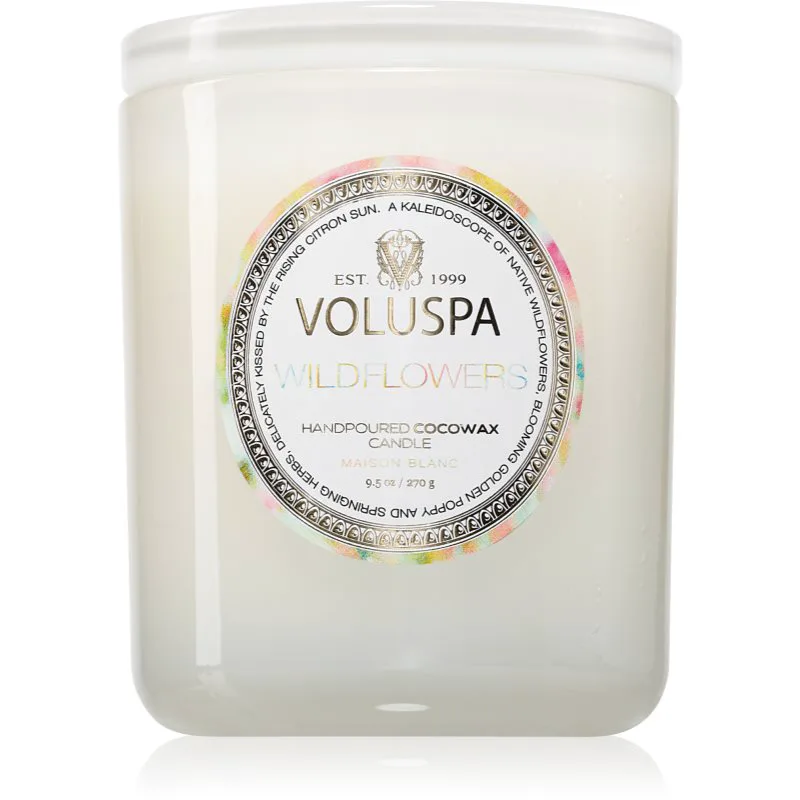VOLUSPA Maison Blanc Wildflowers αρωματικό κερί 270 γρ