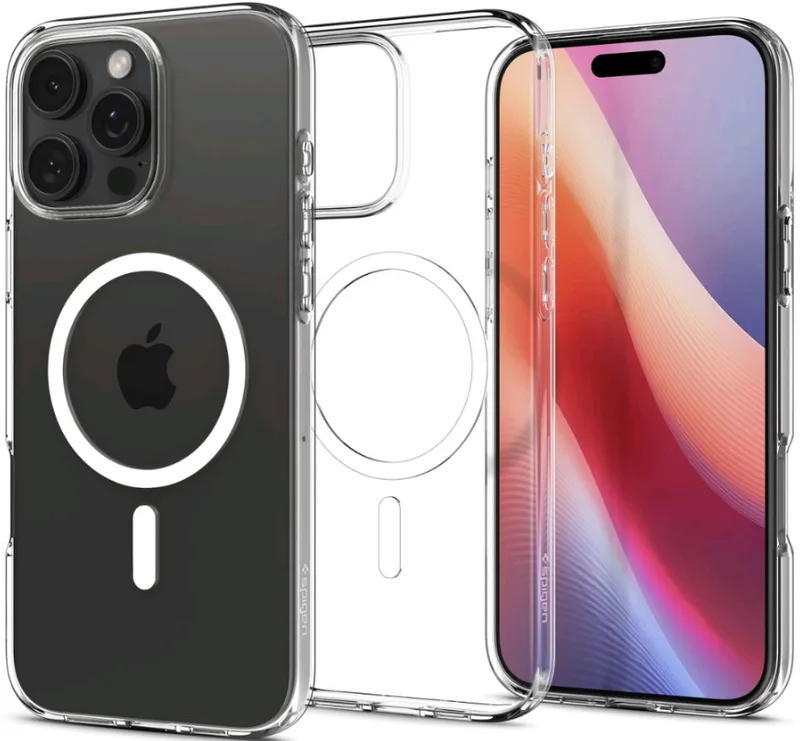 Θήκη Apple iPhone 16 Pro Max - Spigen Liquid Crystal MagFit Σιλικόνης με MagSafe - Crystal Clear (ACS08387)
