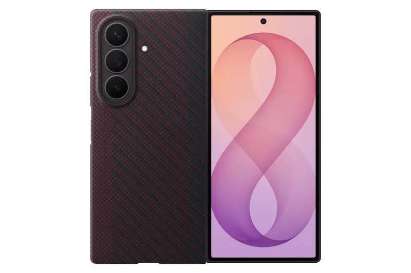 Samsung Galaxy Z Fold8 Ultra Carbon Magnet Case - Violet
