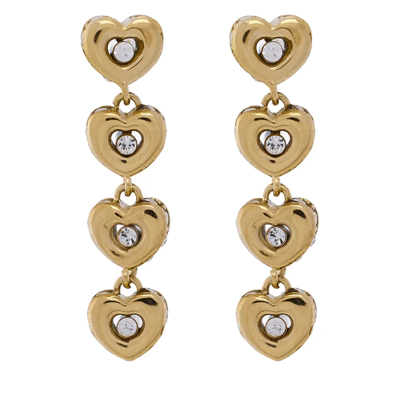 Σκουλαρίκια Guess JUBE05 473JW Χρυσό