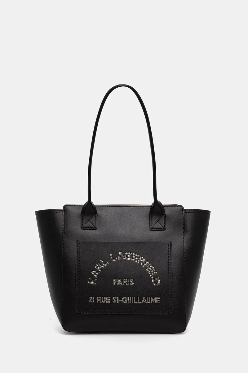 Karl Lagerfeld shopper γυναικεία δερμάτινη