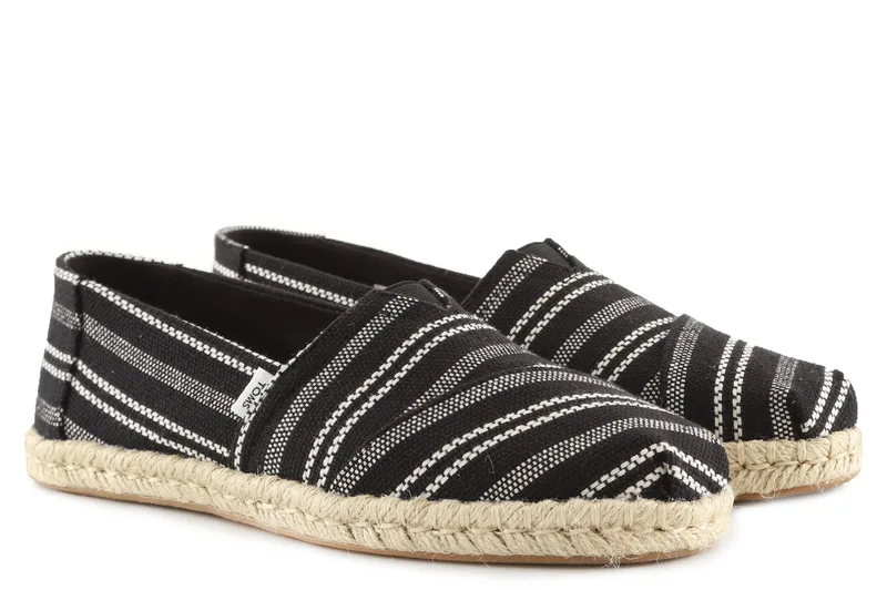 Εσπαντρίγες TOMS Alpargatas Rope 10017852-Blk Γυναικείο