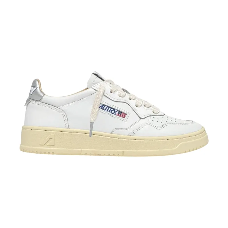 Xαμηλά Sneakers Autry Medalist Low White Silver (Women's)