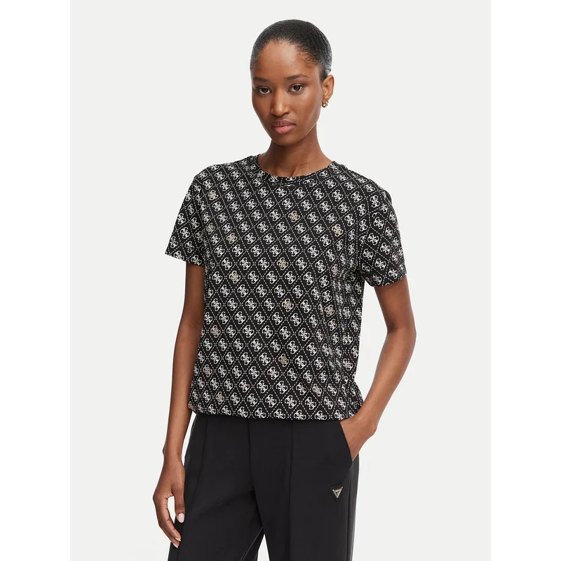 Guess T-Shirt V5BI14 I3Z14 Μαύρο Regular Fit