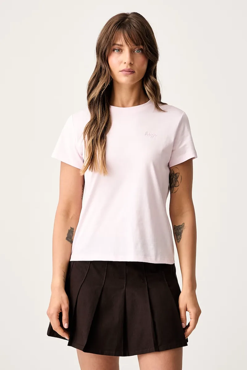HUGO Blue t-shirt γυναικείο βαμβακερό Damatee_B
