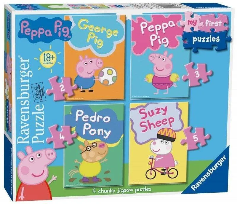 PEPPA PIG RAVENSBURGER (2-3-4-5) 14 ΚΟΜΜΑΤΙΑ