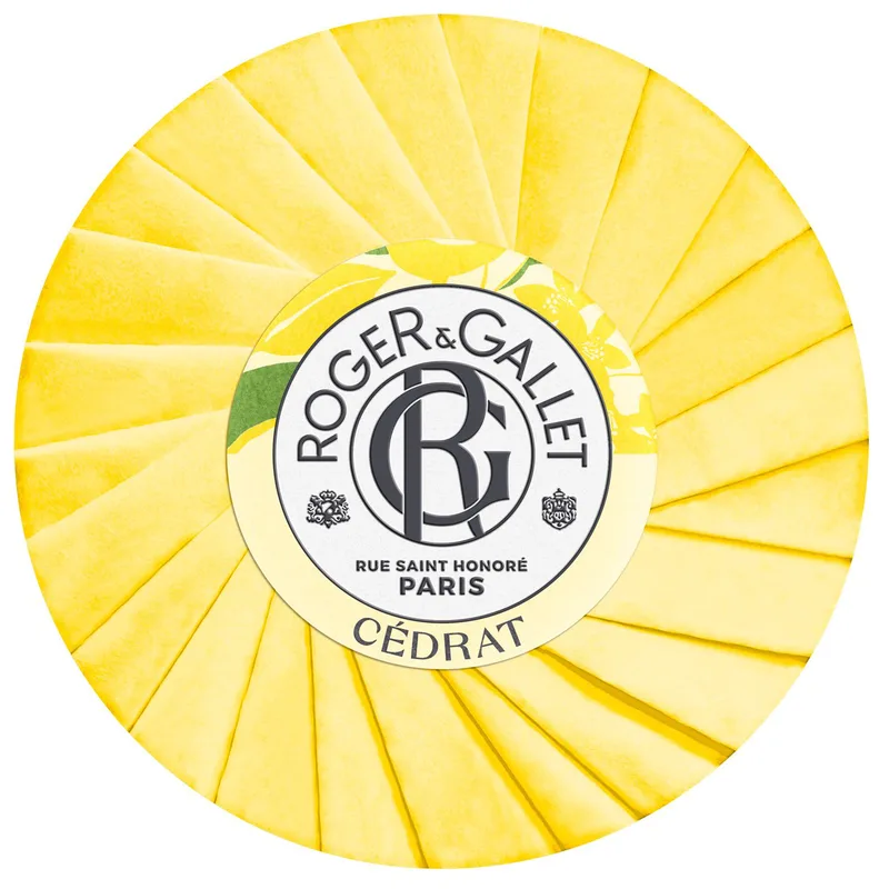 Roger & Gallet Cedrat Perfumed Soap Bar Γυναικείο Αναζωογονητικό Φυτικό Σαπούνι Σώματος με Τονωτικό Άρωμα Κίτρου 100g