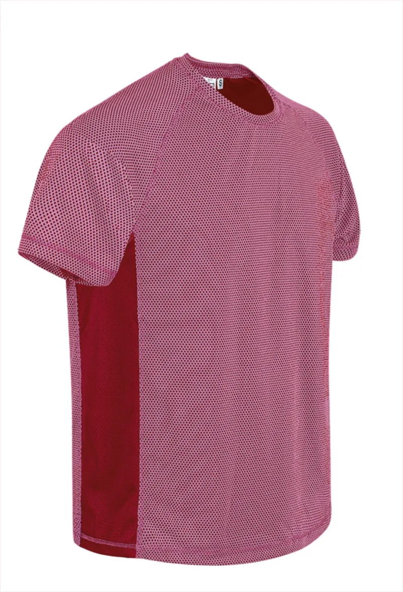 Τεχνικό T-Shirt MARATHONER Valento CAVAMARRR Fluo Pink-Lotto Red