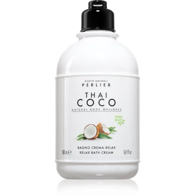 Perlier Thai Coco Relax Bath Cream χαλαρωτική κρέμα για το μπάνιο 500 ml