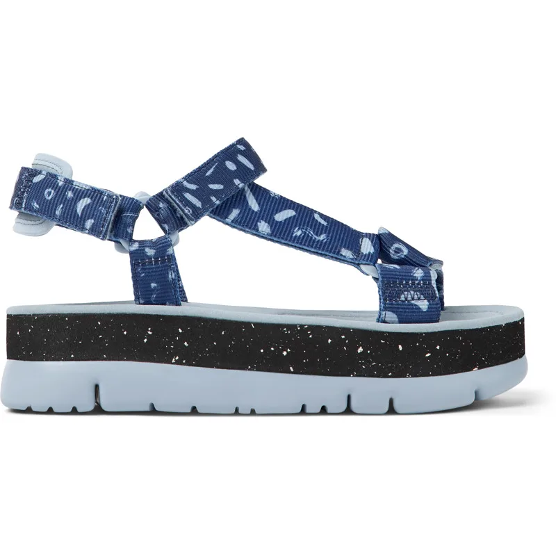 CAMPER Oruga Up - Πέδιλα Για Γυναικεία - Μπλε, Μέγεθος 42, Cotton fabric