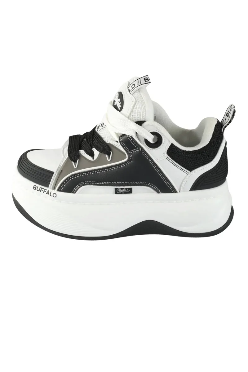 BUFFALO Γυναικεία Sneakers ORCUS - ΜΑΥΡΟ/ΛΕΥΚΟ-1636127-BLACK
