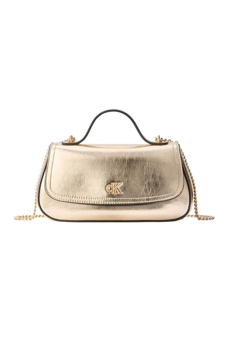 Calvin Klein Jeans γυναικεία τσάντα χειρός με monogram - LV04F3306G Χρυσό