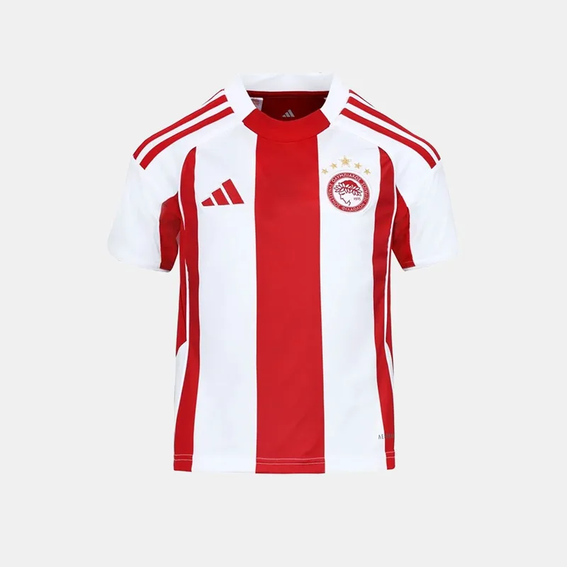 adidas Ολυμπιακός FC 2025/26 Home Παιδική Ποδοσφαιρική Φανέλα (9000252141_4142)