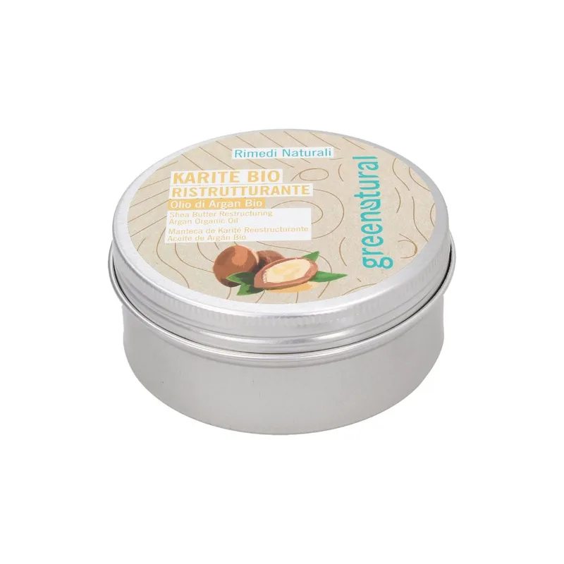 Greenatural Organic Shea Butter with Organic Argan Oil Restructuring 50 ml
