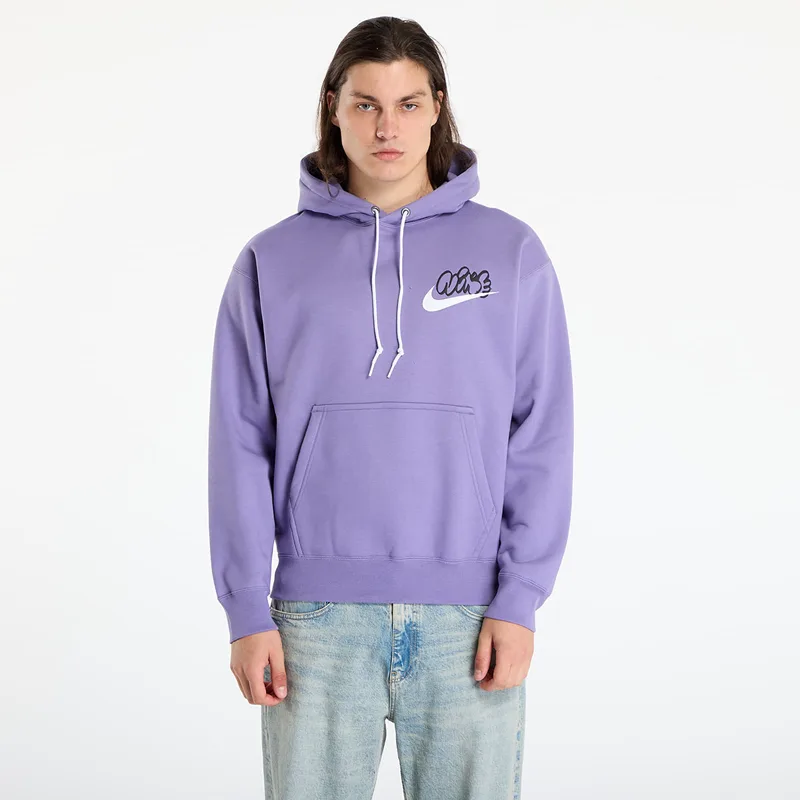 Φούτερ Nike Solo Swoosh Men's Fleece Hoodie Dusty Amethyst S