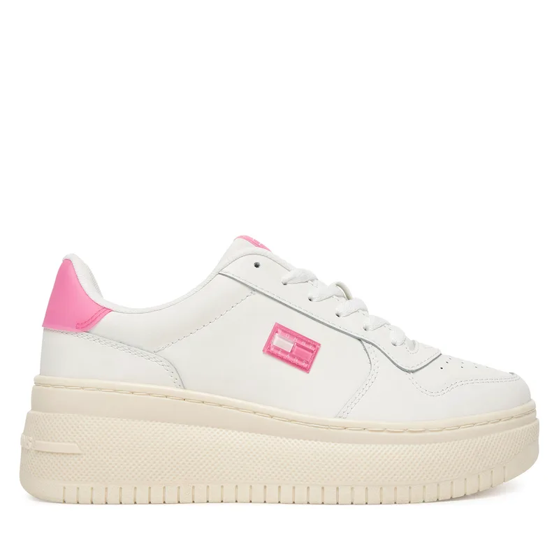 Αθλητικά Tommy Jeans Tjw Basket Flatform EN0EN02981 Λευκό