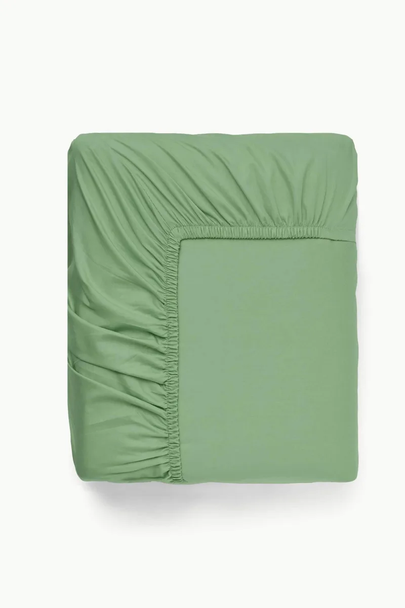 Coincasa σεντόνι μονό με λάστιχο μονόχρωμο 90 x 200 + 25 cm - 006815932 Πράσινο